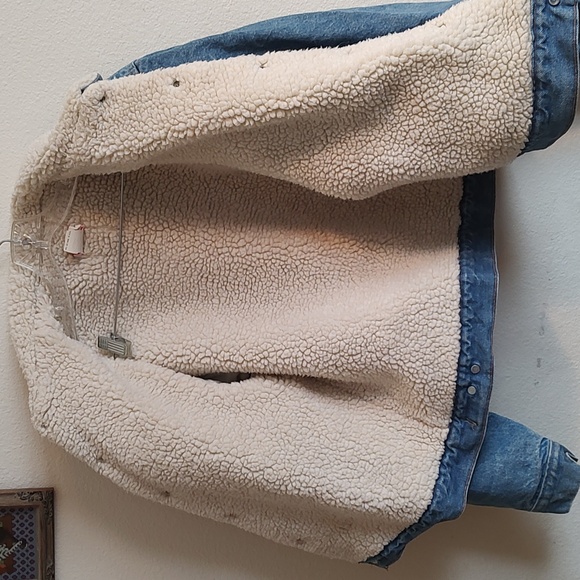 Vintage 70s Levi trucker Sherpa lined jacket - Picture 12 of 12
